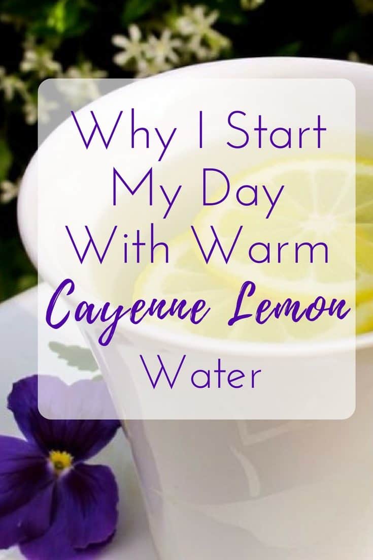Warm water lemon and cayenne